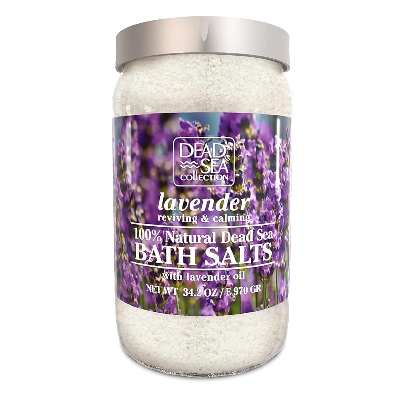 Dead Sea Collection Sais de banho com lavanda e óleo de lavanda, 974 g