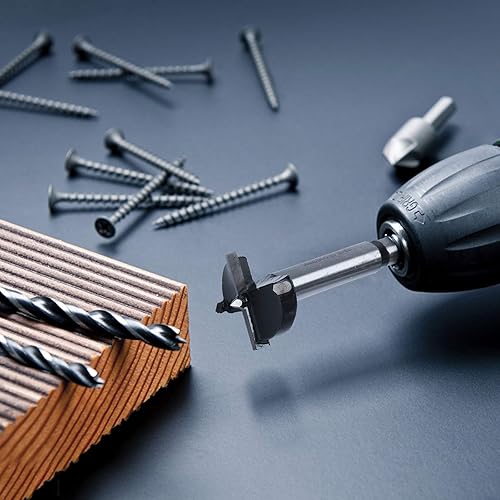 Miniatura 5 de KOWOOD - Juego de brocas Forstner perforación de madera con punta de carburo juego de 14 piezas