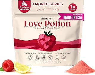 Female Libido Booster For Women | Feminine Hormone Balance To Boost Desire, Mood & Energy | L Theanine, Maca Root Powder, Horny Goat Weed, L Arginine, Ashwagandha | Cortisol Supplements For Women