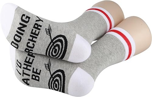 2 Pairs Bullseye Archery Gift Be Doing Archery Socks Archers - Archery Gifts For Him