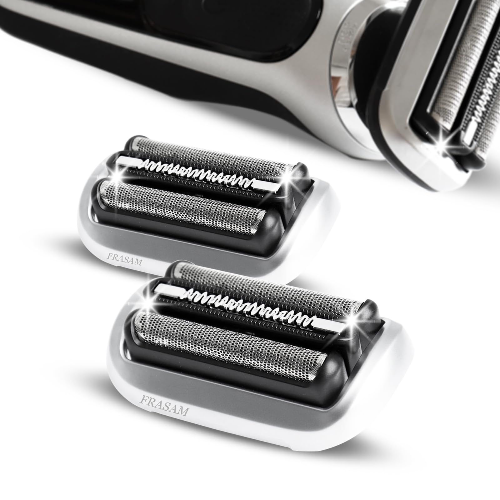 2Pcs 74S Replacement Head for Series 7 Shavers, Compatible with New Generation S7 7020s, 7025s, 7027cs, 7071cc, 7075cc, 7085cc, etc. 1 Count (Pack of 2)