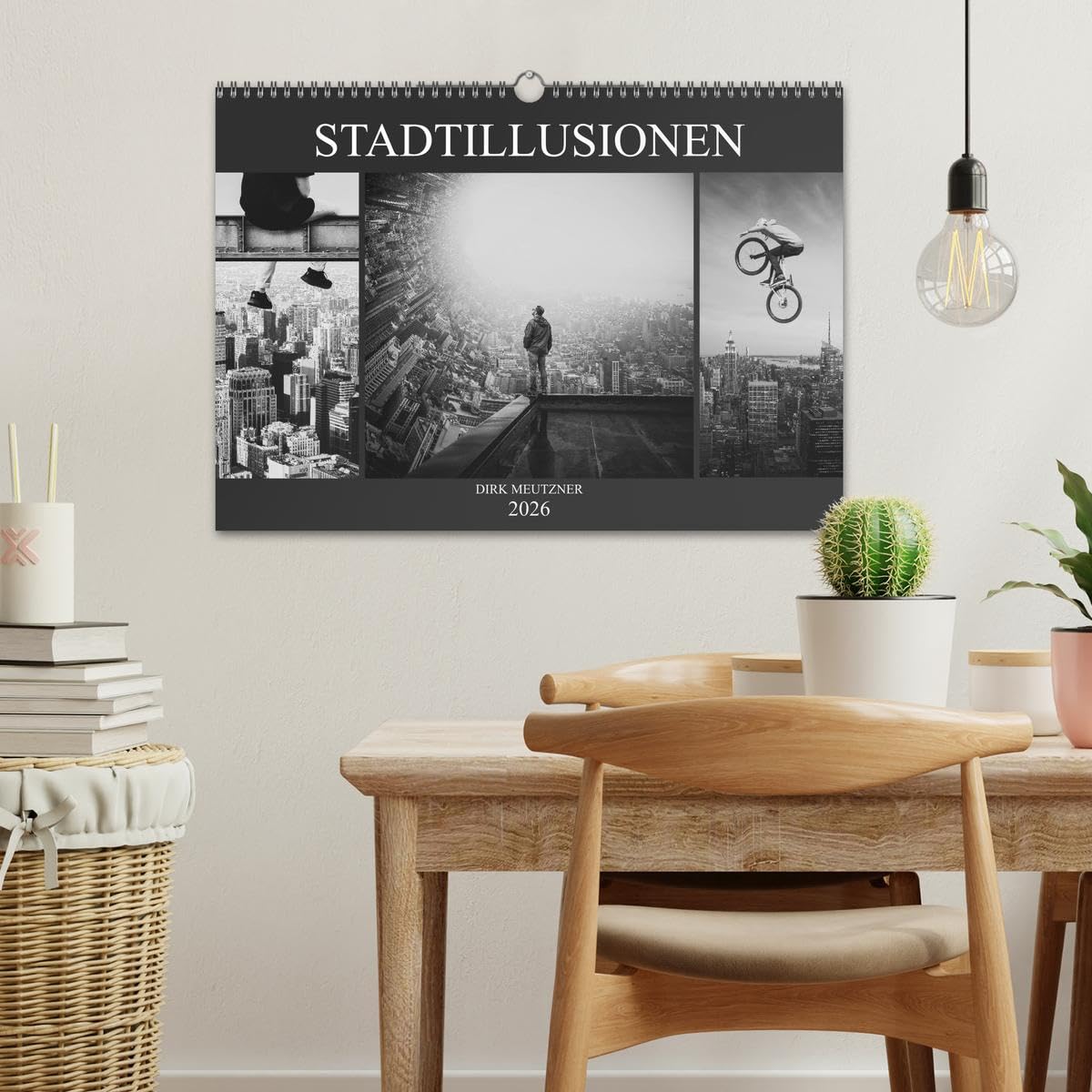 Stadtillusionen (Wandkalender 2026 DIN A3 quer), CALVENDO Monatskalender: Illusionen, Wünsche und Tagträume im Bild