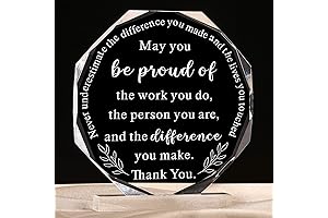 Inspirational Desk Sign: Thoughtful Gift for Managers, Employees, and Coworkers