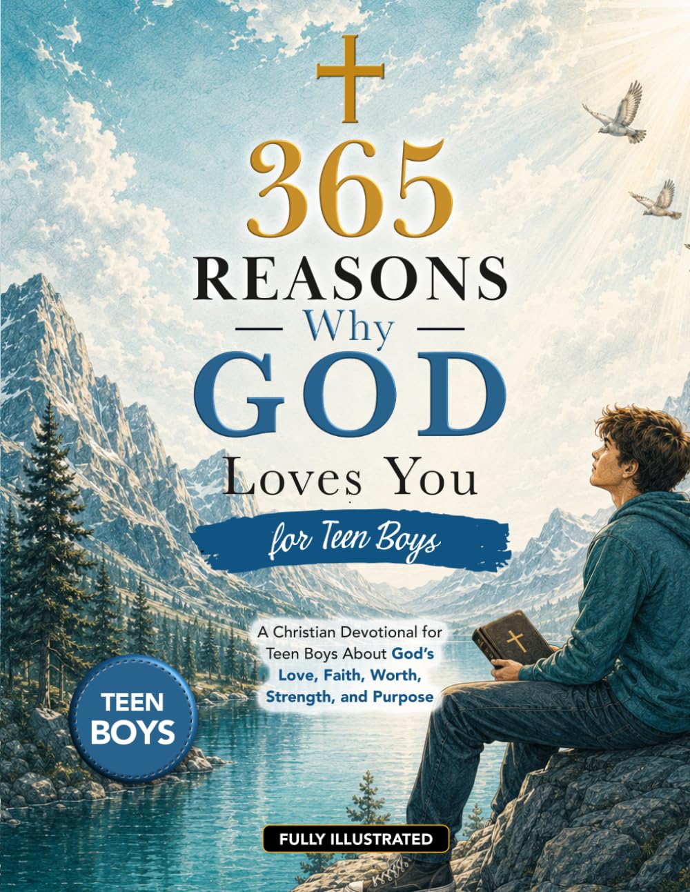 365 Reasons Why God Loves You for Teen Boys: A Christian Devotional for Teen Boys About God’s Love, Faith, Worth, Strength, and Purpose