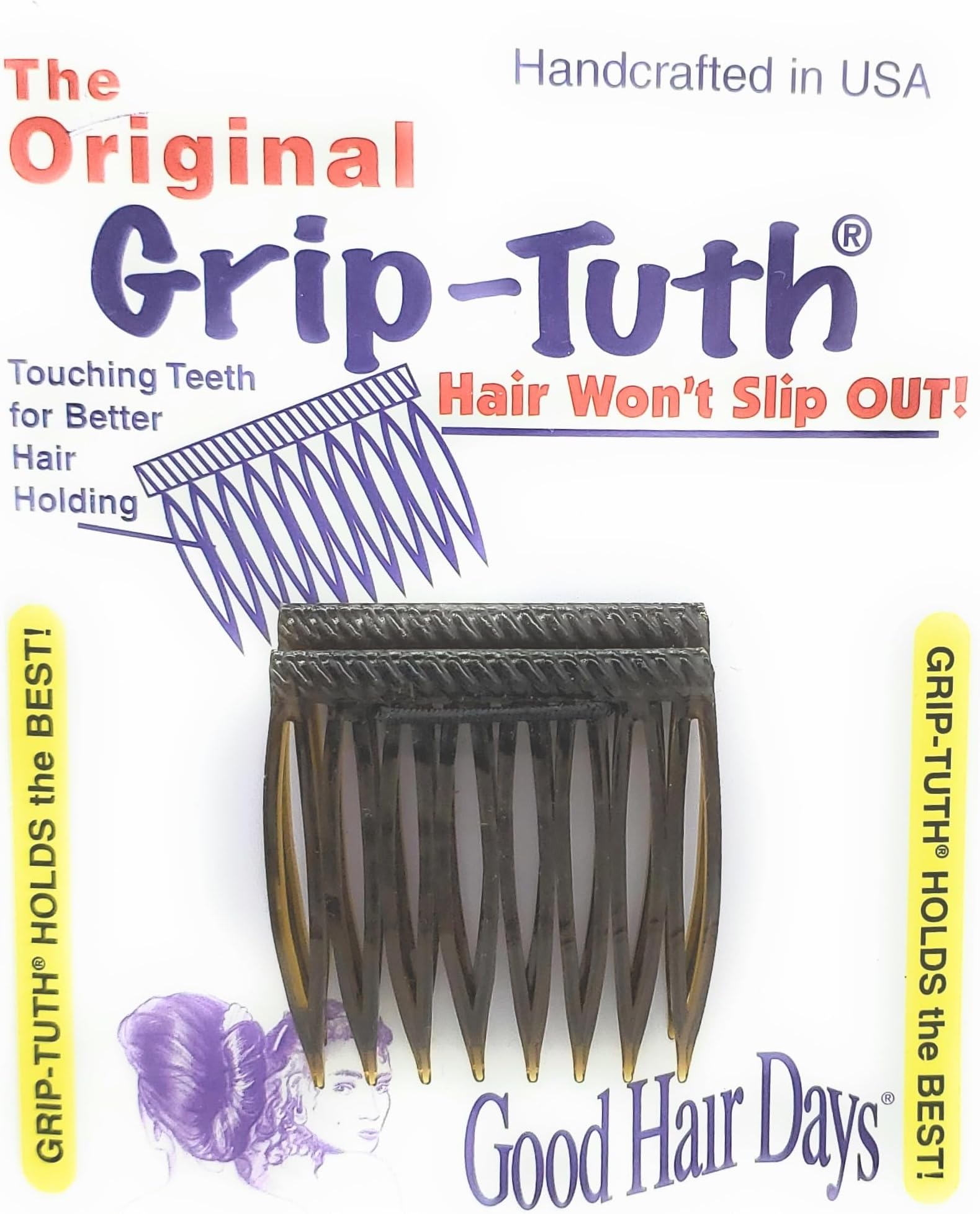 Scunci 1620303a048 Side Combs Assorted Colors 12 Count