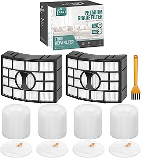 EGR APEX Filter Replacement for Shark, NV752 Filters for Shark Rotator Powered Lift-Away True Pet Vacuum AZ1002, NV650, NV750, NV831, AX950, ZU632 (2 HEPA, 4 Foam & Felt Filters) Parts: XFF650 & XHF650, (Not Fit NV500, NV680 Serise)
