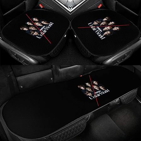 Amazon 車用 シートカバーセットカバー 三代目 J Soul Brothers 3枚組 カーシートクッション 前座席用2枚 後部座席用1枚 座布団 座席シート カーシートカバー 車クッション 運転 自宅用 オフィス カー用品 滑り止め 疲れ解消 熱発散 体圧分散 シートカバー 車 バイク