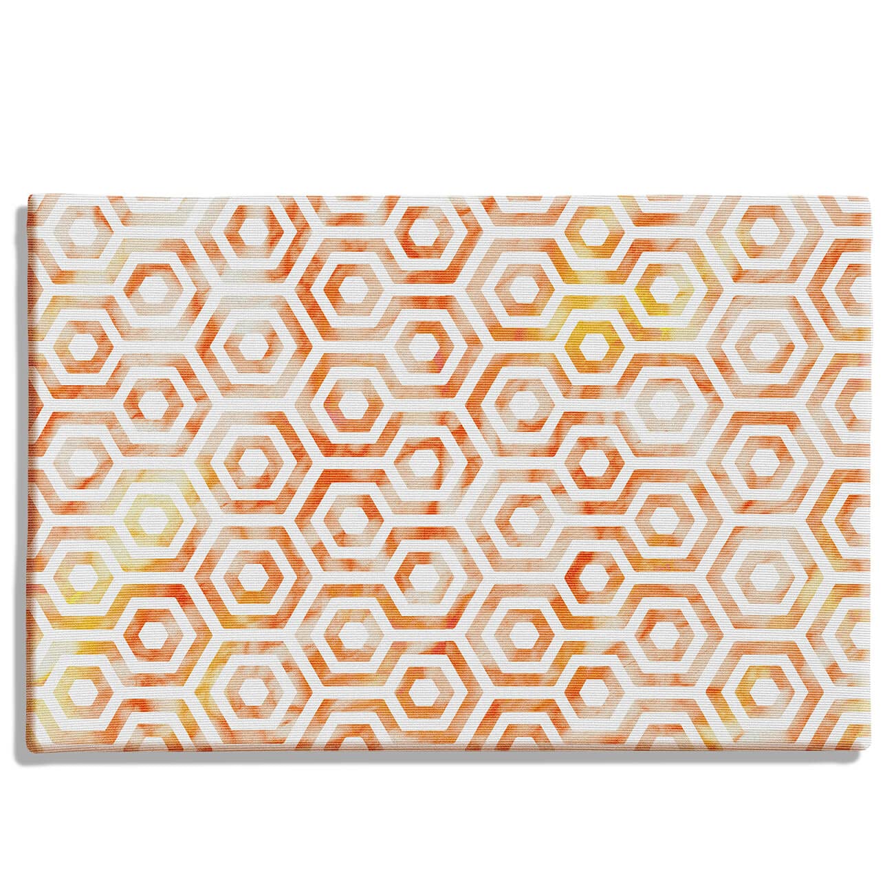 Go-BeSleeves Airplane Tray Covers for Adults 2-Pack Classics Airplane Tray Covers - Apricot Hex/Apricot Solid