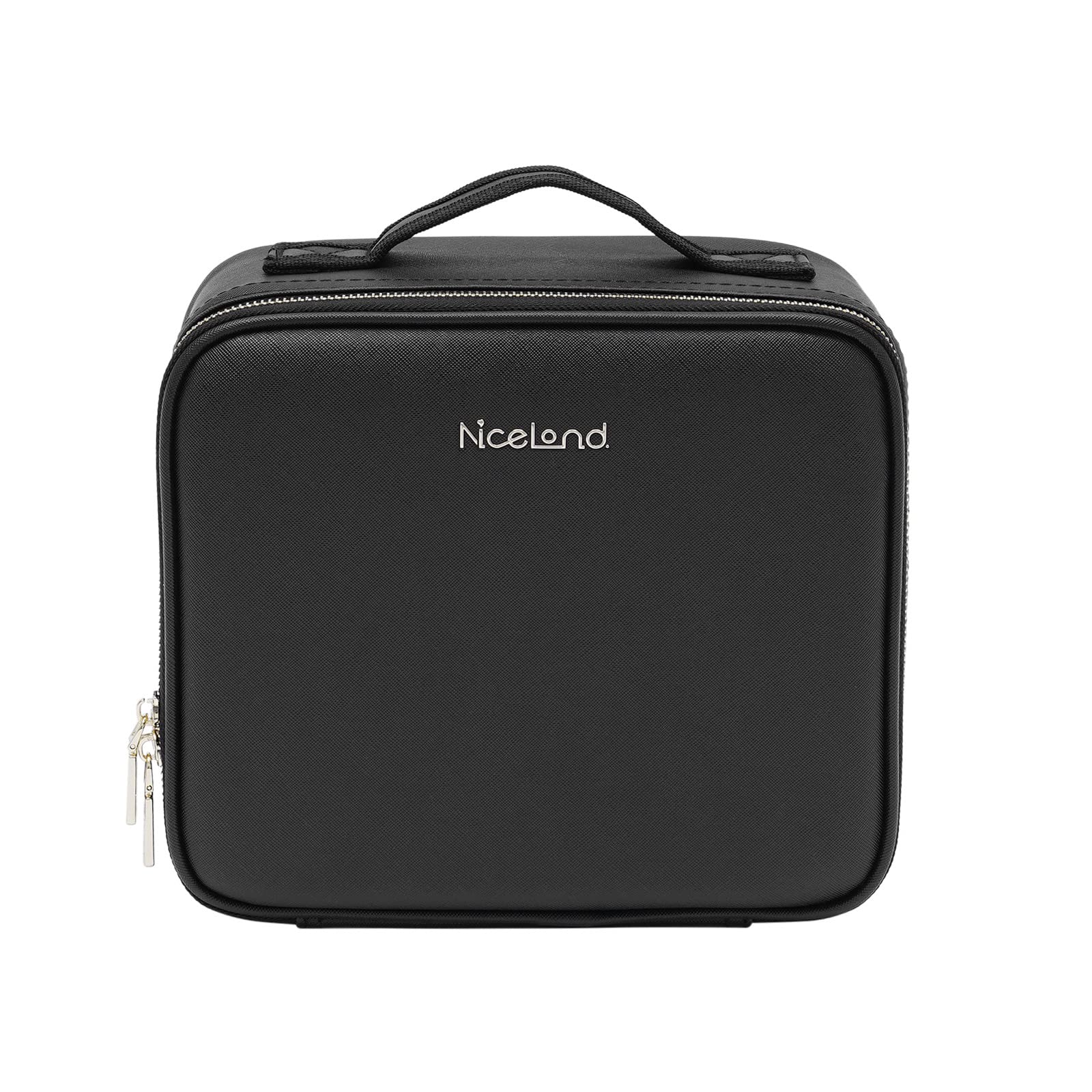 Kosmetische Tasche mit großem beleuchteten Spiegel Trennbare Make-up-Tasche Professionelle Make-up-Tasche mit Make-up-Spiegel Toilettentasche Organiser mit kosmetischem Spiegel für unterwegs
