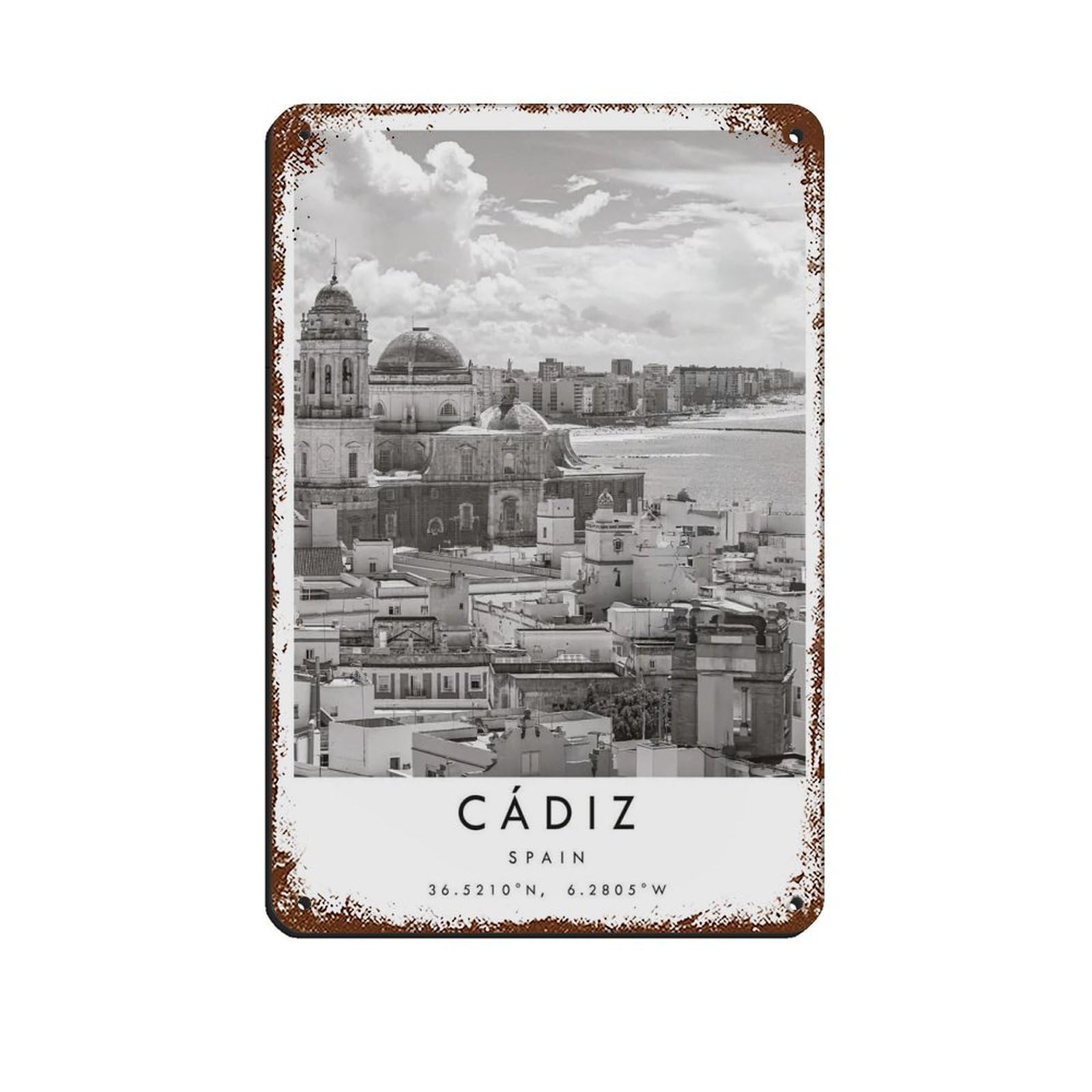 Barcelona Travel (16) Tin Sign Vintage Metal Pub Club Cafe Bar Home Wall Art Decoration Poster Retro 8x12inch(20x30cm)