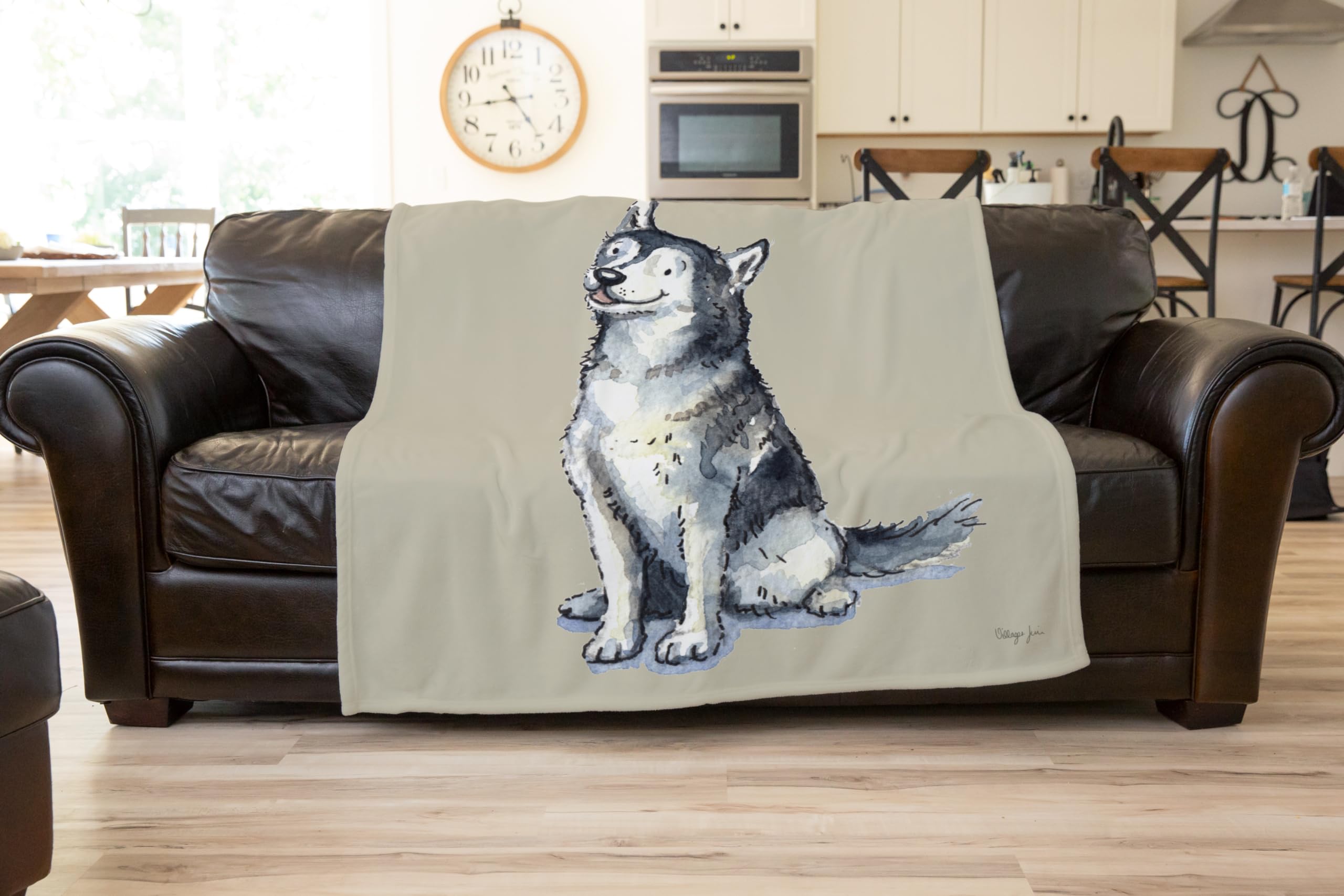 Manta Husky - Regalo para perros - Amantes de los perros - Manta - Regalo para amigo - Regalo para el hogar - Manta