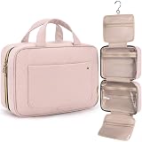 BAGSMART Beauty Case da Viaggio Borsa da Toilette per Donna Impermeabile | beauty case da appendere...