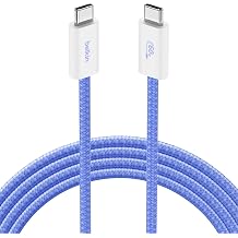 Belkin USB C to USB C 60W Braided Cable 6.6ft iPhone Charger Cord