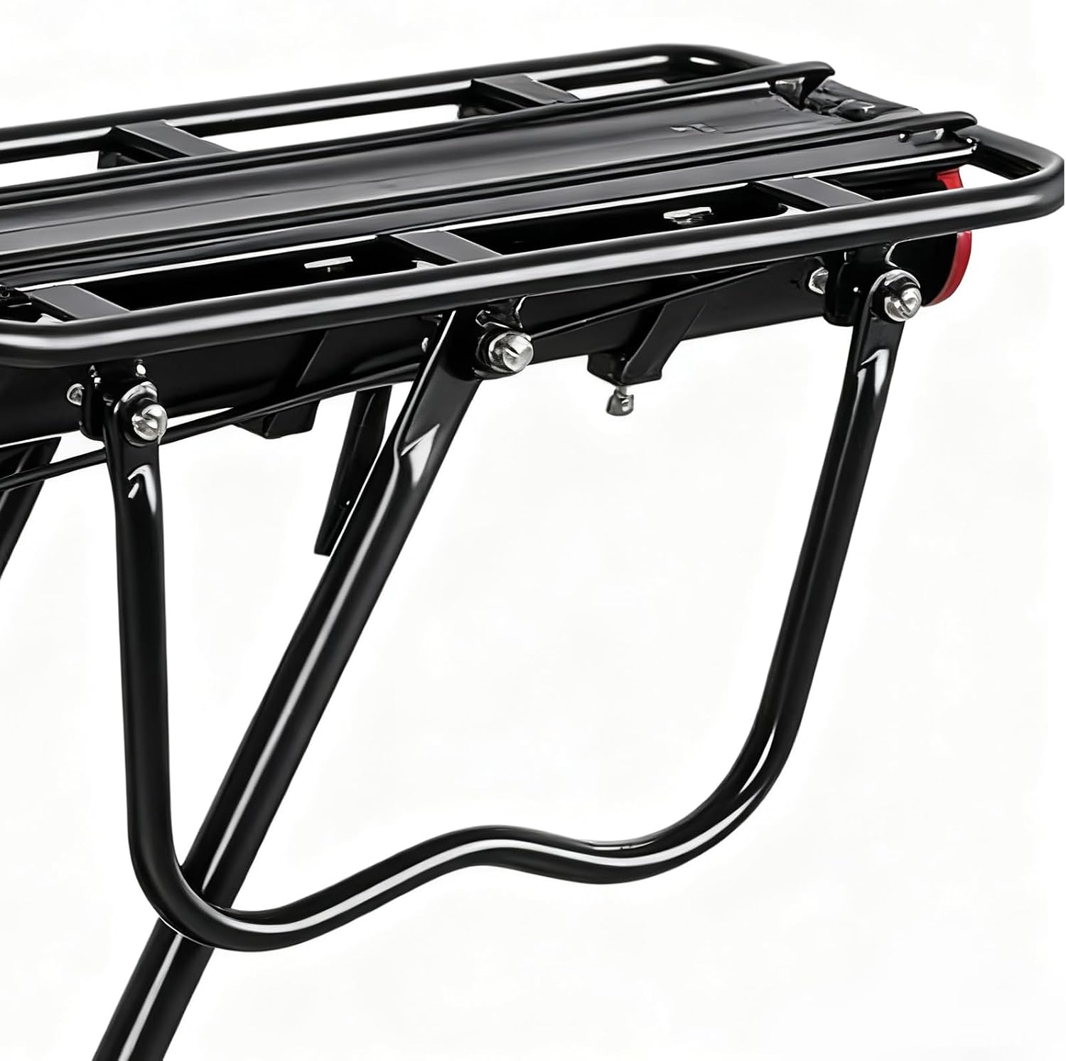 Bike Luggage Rack - Aluminum Alloy 25kg Load Extendable,Retractable Mountain Bike Rear Rack,for Road City Cycling Commuting Cargo Equipment Gear Outdoor Men Women Cyclists