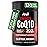 High Absorption CoQ10 200MG - Co Q10, 200mg Softgels for Heart Health & Energy Production - Enhanced Co Q 10 Supplement with Antioxidants and Flaxseed Oil - CoQ10 200 mg Per Serving