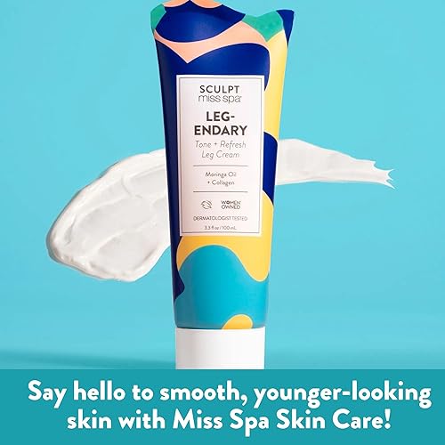 Miniatura 7 de MISS SPA Crema para piernas, crema de colágeno para piernas, aceite de rosa mosqueta de moringa ayuda a refrescar las piernas cansadas, productos