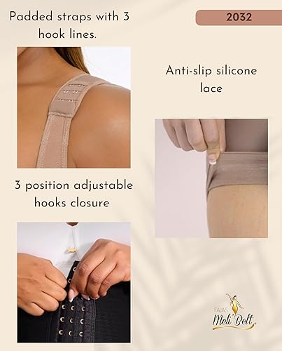 Miniatura 4 de Melibelt 2032 Fajas Colombianas Reductoras Y Moldeadoras fajas para mujer control de abdomen Faja Reloj de Arena