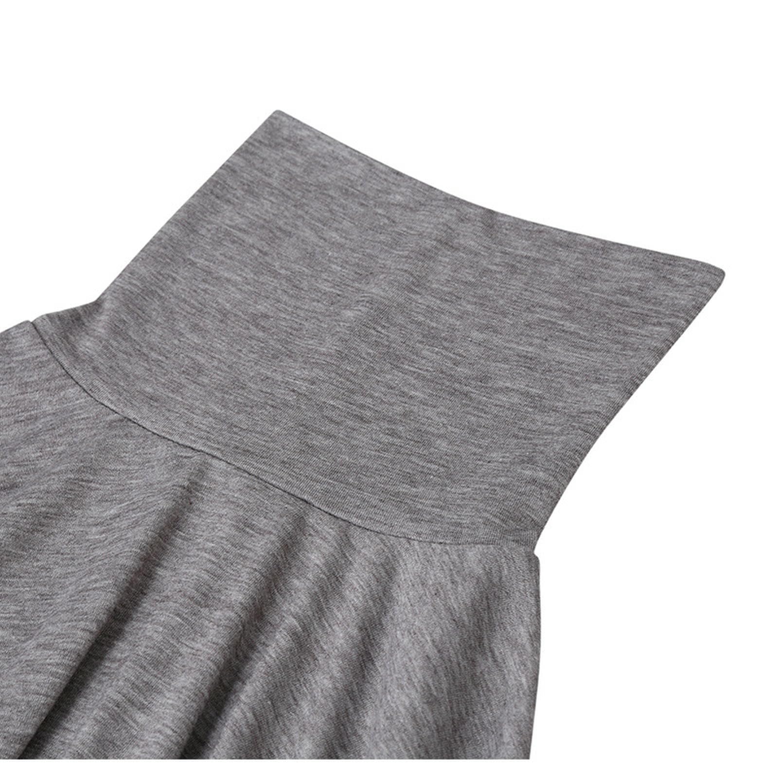 Męski T-shirt męski jesienno-zimowy golf koszula-koszula-koszula-długi rękaw T-koszula-t-shirt-topy dla mężczyzn-ciemnoszary-2XL