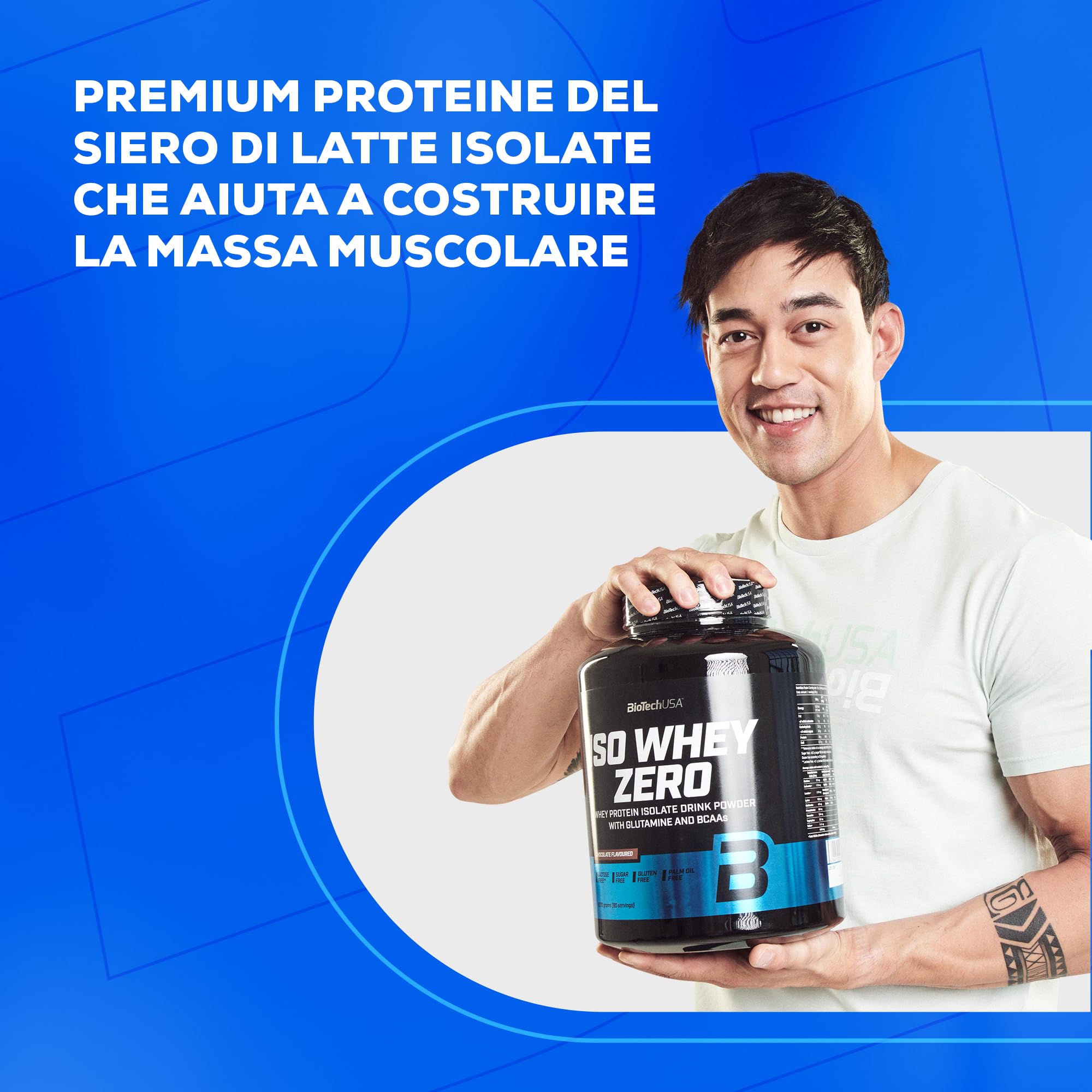 BioTechUSA Iso Whey ZERO, 2.27 kg, Nocciola