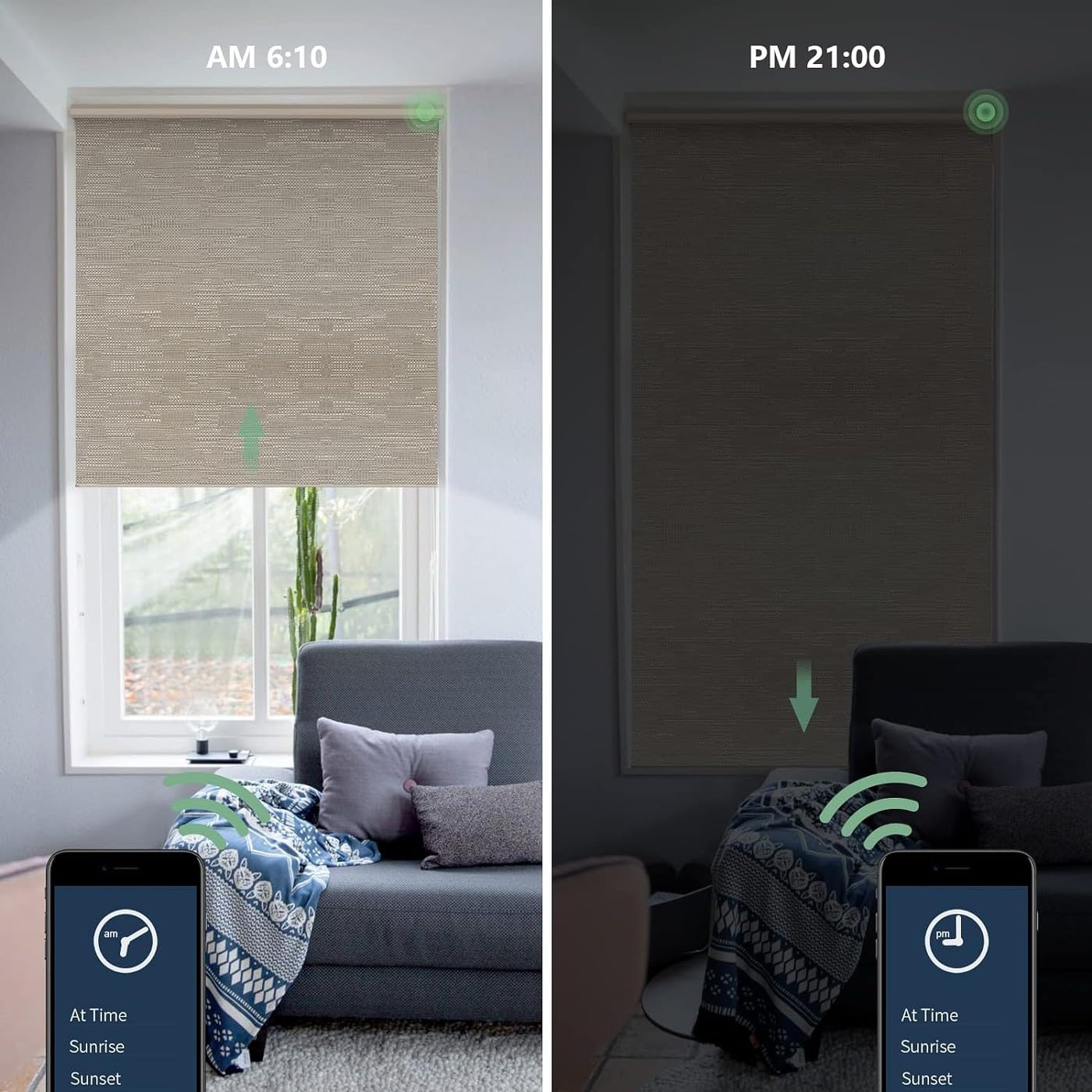 Amazon｜Yoolax 電動ロールスクリーン 遮光1級 スマートブラインド