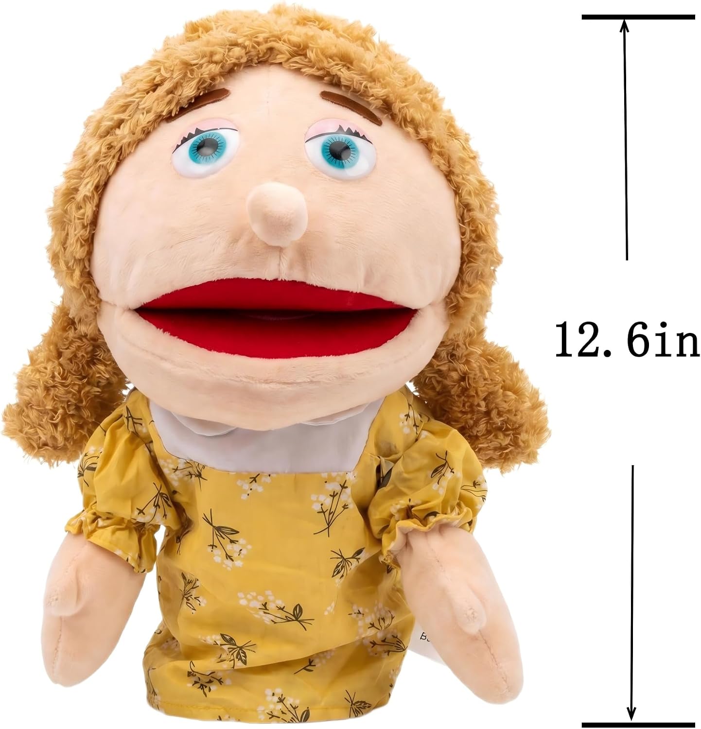 Family Hand Puppets Role-Playing Storytelling Hand Puppet for Kids (Mom)