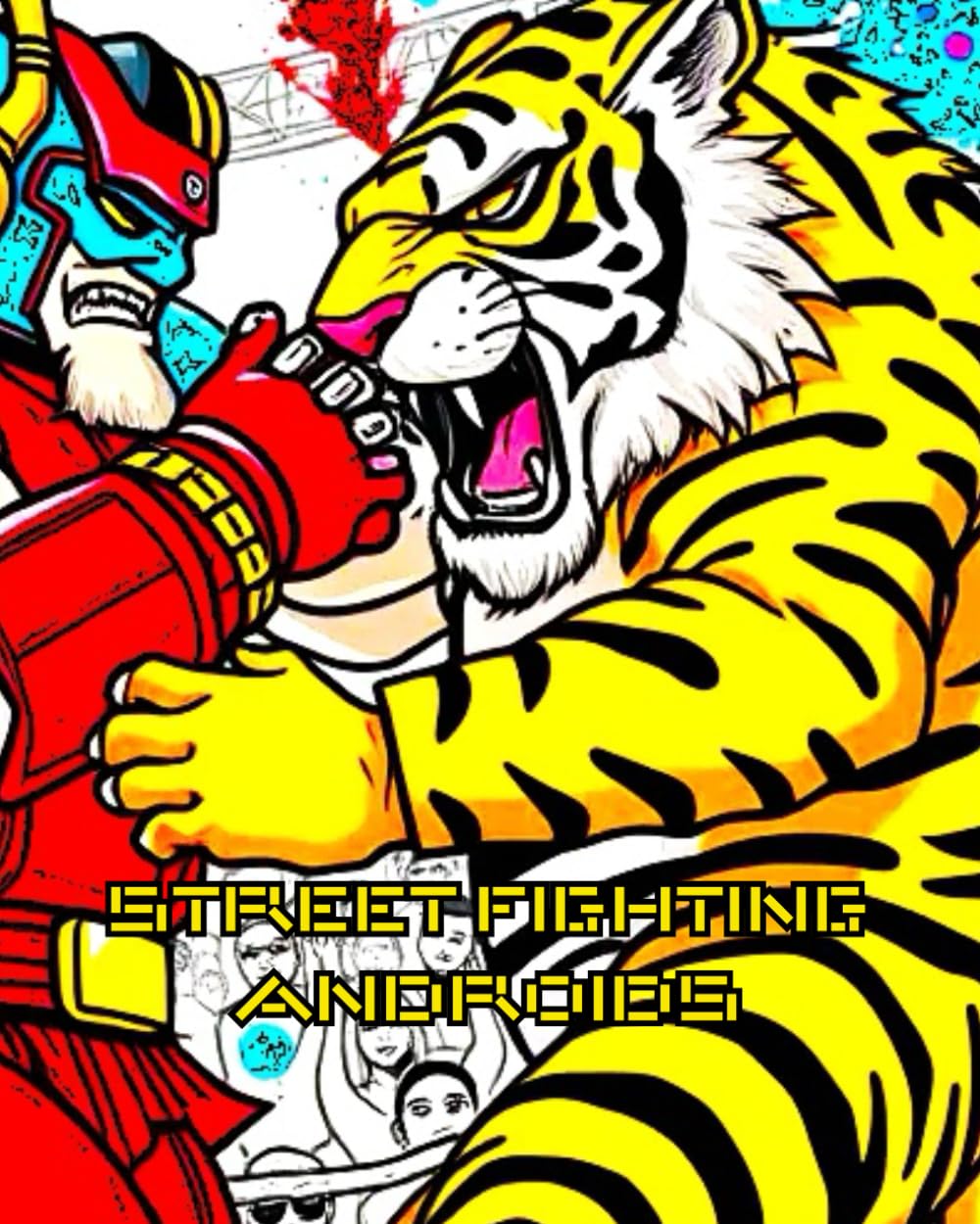 STREET FIGHTING ANDROID'S: Futuristic Street Fighter Sumo Wrestlers combine traditional Japanese sumo with science fiction (Dystopian world where Automatons control everything.)