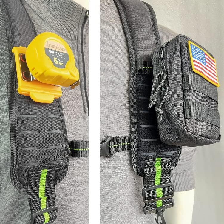 Miniatura 7 de Tirantes para cinturón de herramientas, tirantes para bolsas de construcción, tirantes para cinturón de herramientas (cinturón de herramientas no