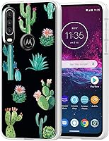 Vista 4 de Funda de teléfono para Moto One Action Case/Moto P40 Power para niñas y mujeres, TPU suave y transparente a prueba de golpes, funda protectora