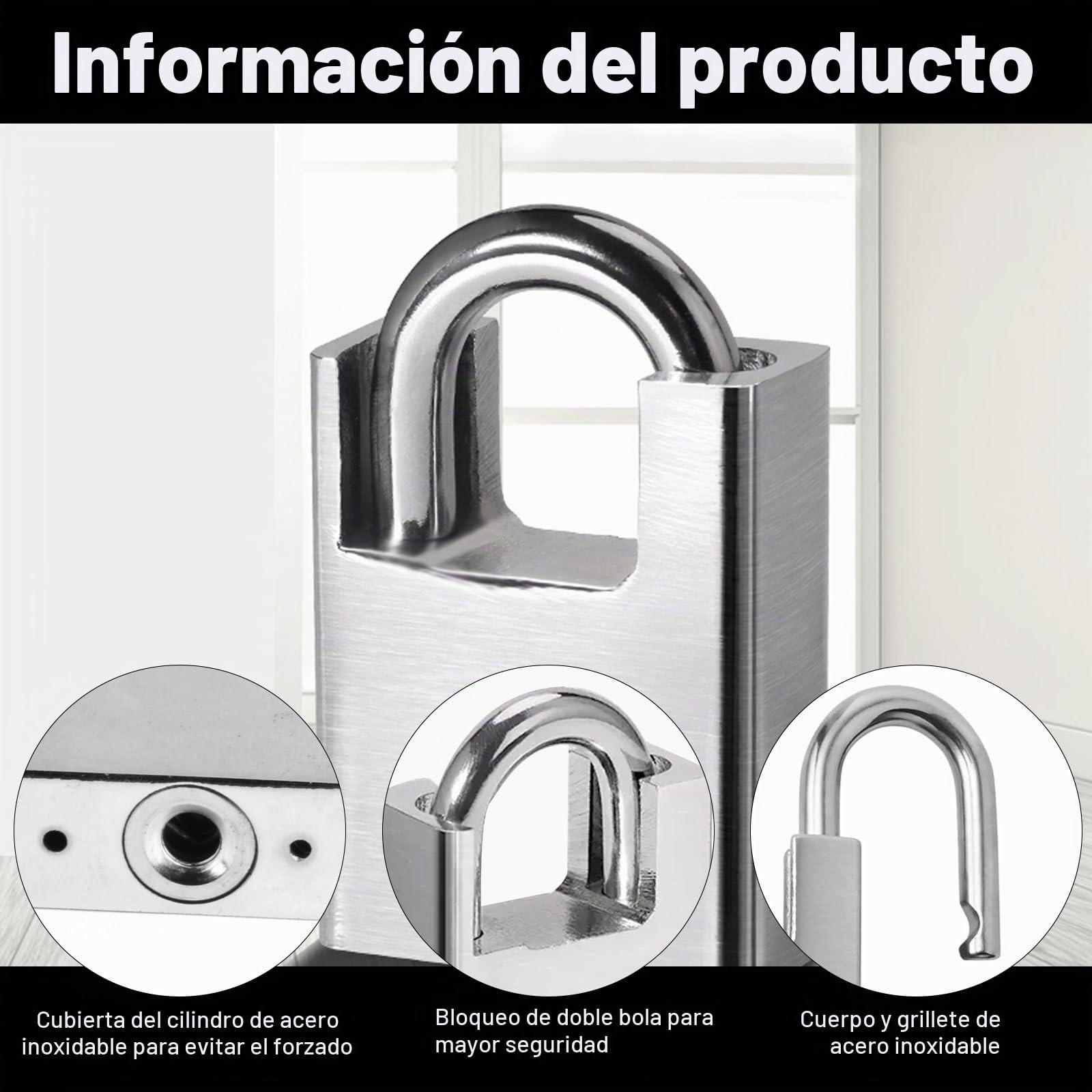 2 candados resistentes con llaves para exteriores, 40 mm, impermeables, industriales, de alta seguridad, resistentes a la intemperie, para contenedores, almacenes, garajes, obturadores, puertas
