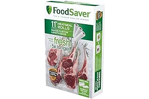 FoodSaver Space-Saving Vacuum Bags for Food Storage and Preservation
