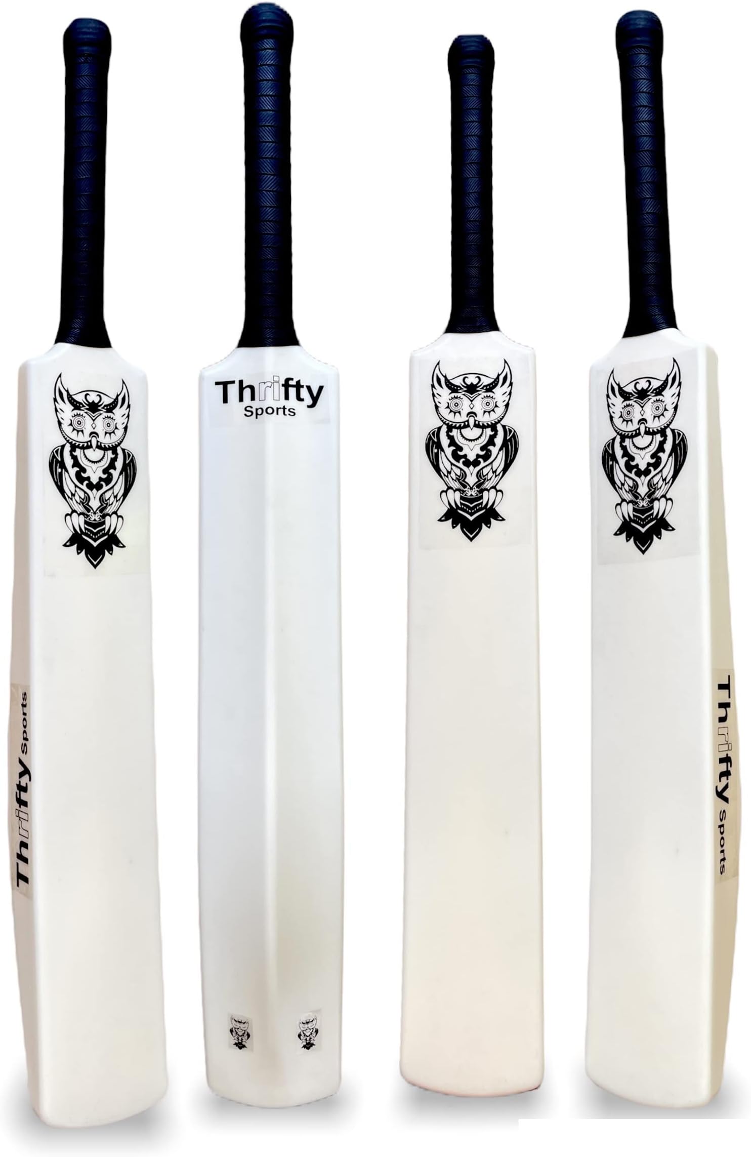 Full Size Bat-8 (34") Adult Fiber/PVC Plastic Full Size Cricket Bats for Age Group 15+, Best for Tennis Ball, Wind Ball, Stumper Ball (Full Size 8 Opal White)