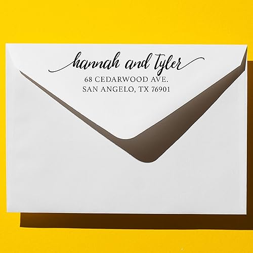 Sello de dirección de devolución, sello de dirección personalizado, sello de dirección de retorno de tinta automática, sello de goma personalizado,