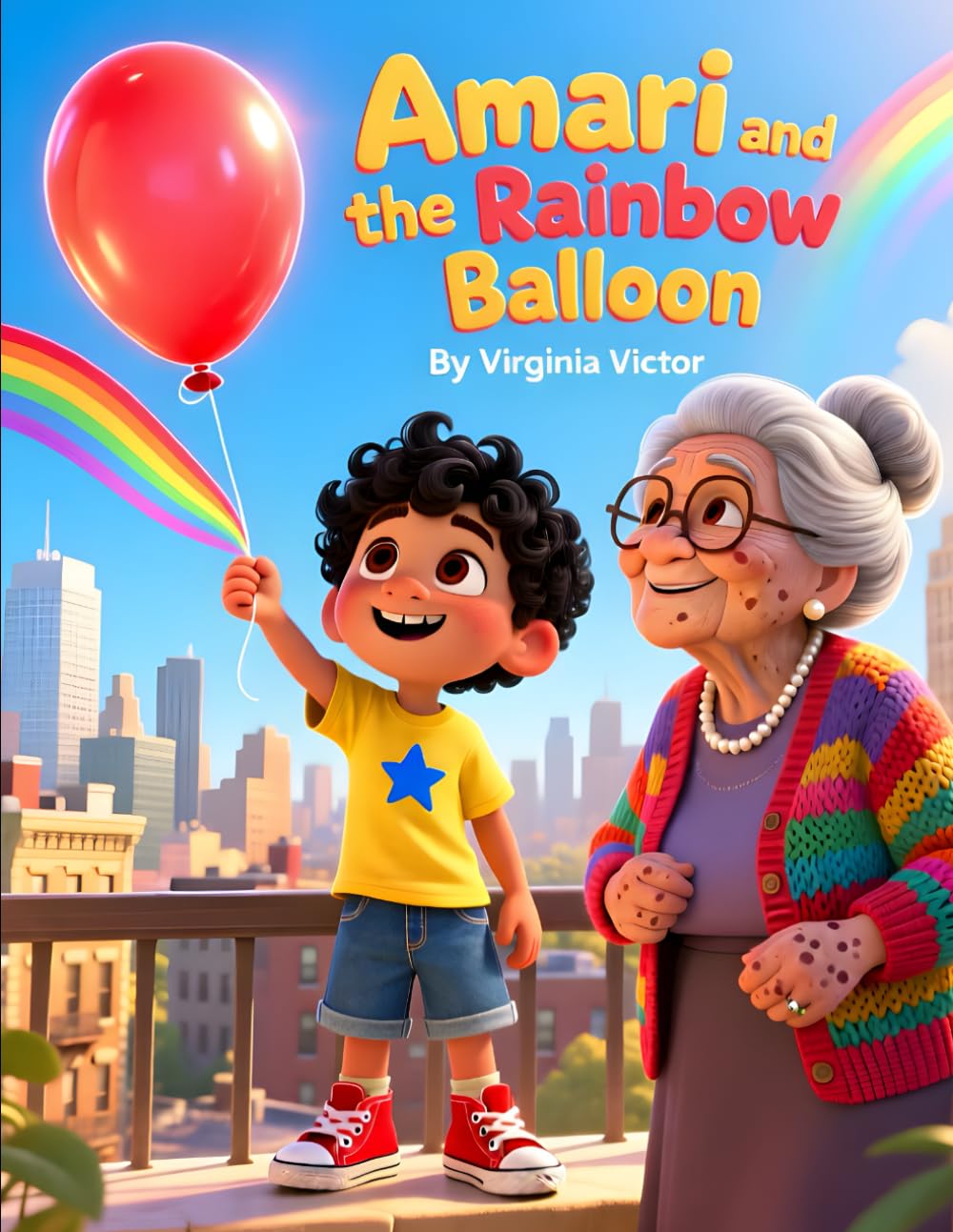 Amari and the Rainbow Balloon: A Journey of Smiles Around the World (Children's Book)(Kids Book)