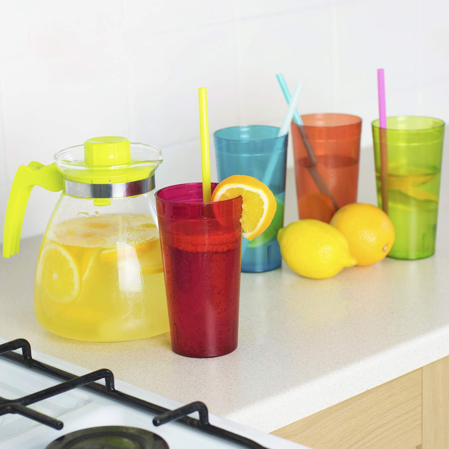 Buy Kryllic Plastic Drinking Glasses Set of 4 Kids Plastic Cups