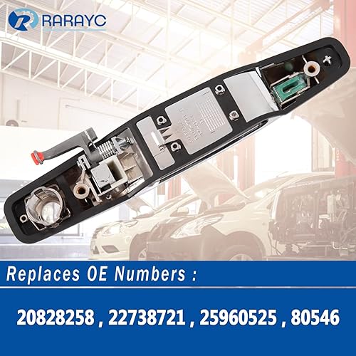 Miniatura 14 de Manija de puerta exterior Reemplazo para Chevy Silverado Suburban Tahoe Avalanche GMC Sierra Yukon Cadillac Escalade 2007-2013 Trasera izquierda