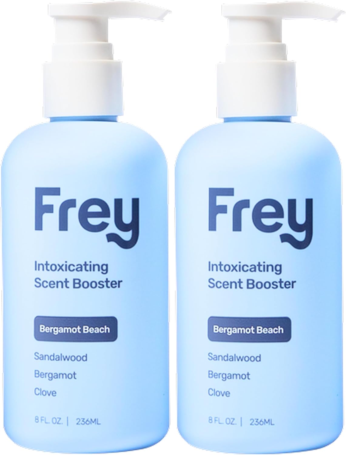 FREY Scent Booster & Fabric Deodorizer, Bergamot Beach, 2-Pack, 8 oz