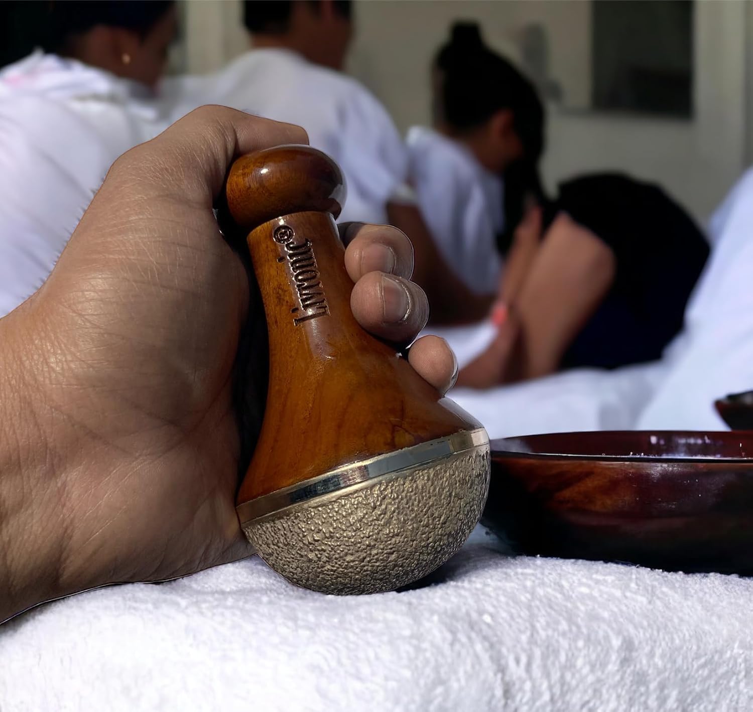 Livronic Bronze Kansa Natural Vatki Cup With Wooden Handle Ayurvedic Detox Foot Massager Relaxation And Deep Cleaning Ancient Indian Technique Ayurvedic Kansa Vatki Foot Massage(Kansa Wand With Vatki) Livronic Bronze Kansa Natural Vatki Cup With Wooden Handle Ayurvedic Detox Foot Massager Relaxation And Deep Cleaning Ancient Indian Technique Ayurvedic Kansa Vatki Foot Massage(Kansa Wand With Vatki)