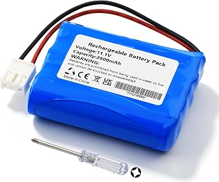 Replacement Battery for Aiper Scuba SE Cordless Pool Vacuum Cleaner | PN: HYY0345210 2800mAh 11.1V Cordless Pool Vacuum Cleaner Replacement Battery Pack Included Tools, Easy Installation