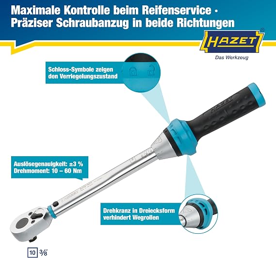 Hazet 5145-3CT torque wrench made in Germany