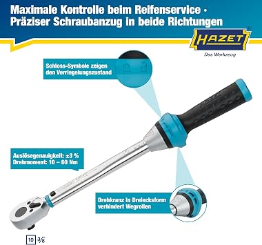 Hazet 5145-3CT torque wrench made in Germany