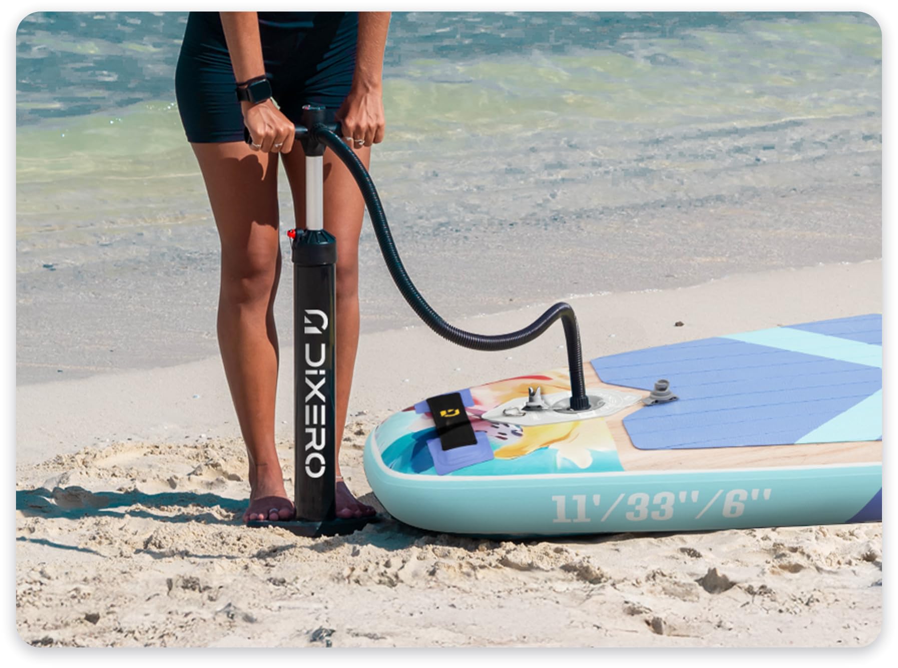 COIL SUP Board – nadmuchiwana deska SUP – kompletny zestaw – wodoszczelny pokrowiec na telefon komórkowy – stabilny, lekki, z wiosłem, z pompką, akcesoria