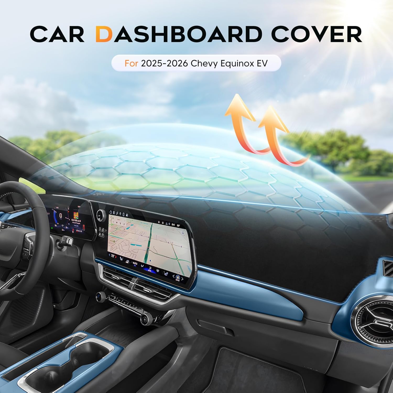 CARTIST Dash Cover for 2014-2018 BMW X5 Dashboard Cover Accessories Premium Suede Anti-Glare Sun Shade Dash Mat Non-Slip&Airbag Safe Interior Protector