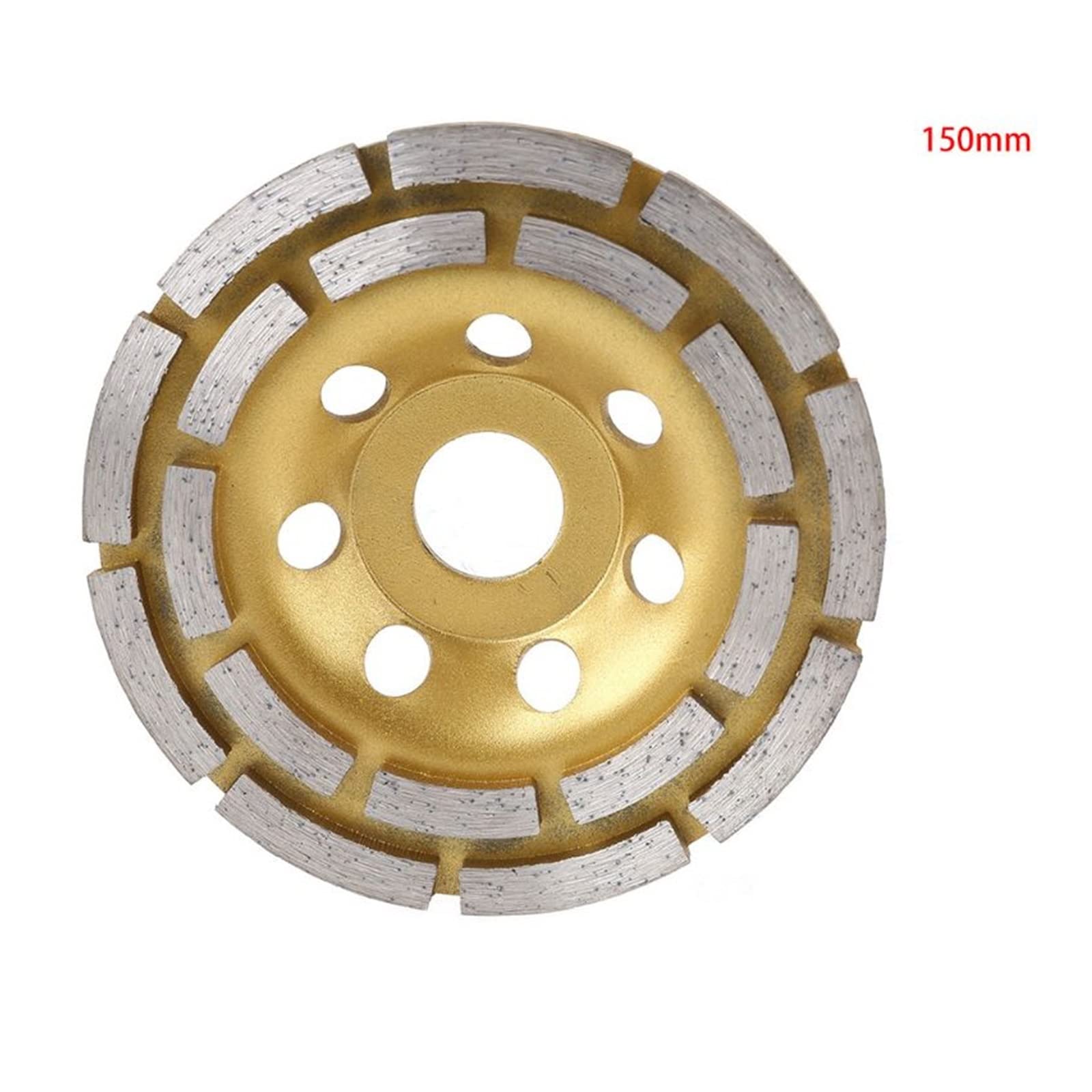 Disco diamantato per lucidatura, 100/115/125/150/180mm Diamante Segmento Mola Disco Smerigliatrice Cemento Granito Pietra Taglio Strumenti di lucidatura(Size:150mm)