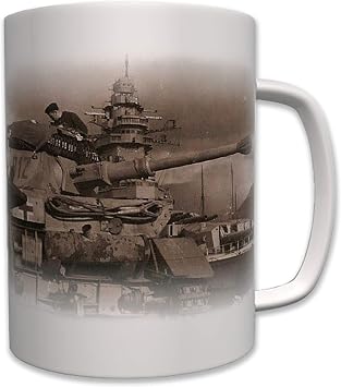Military Armoured WK WH 4 Battleship Navy Army Cup Coffee 6374