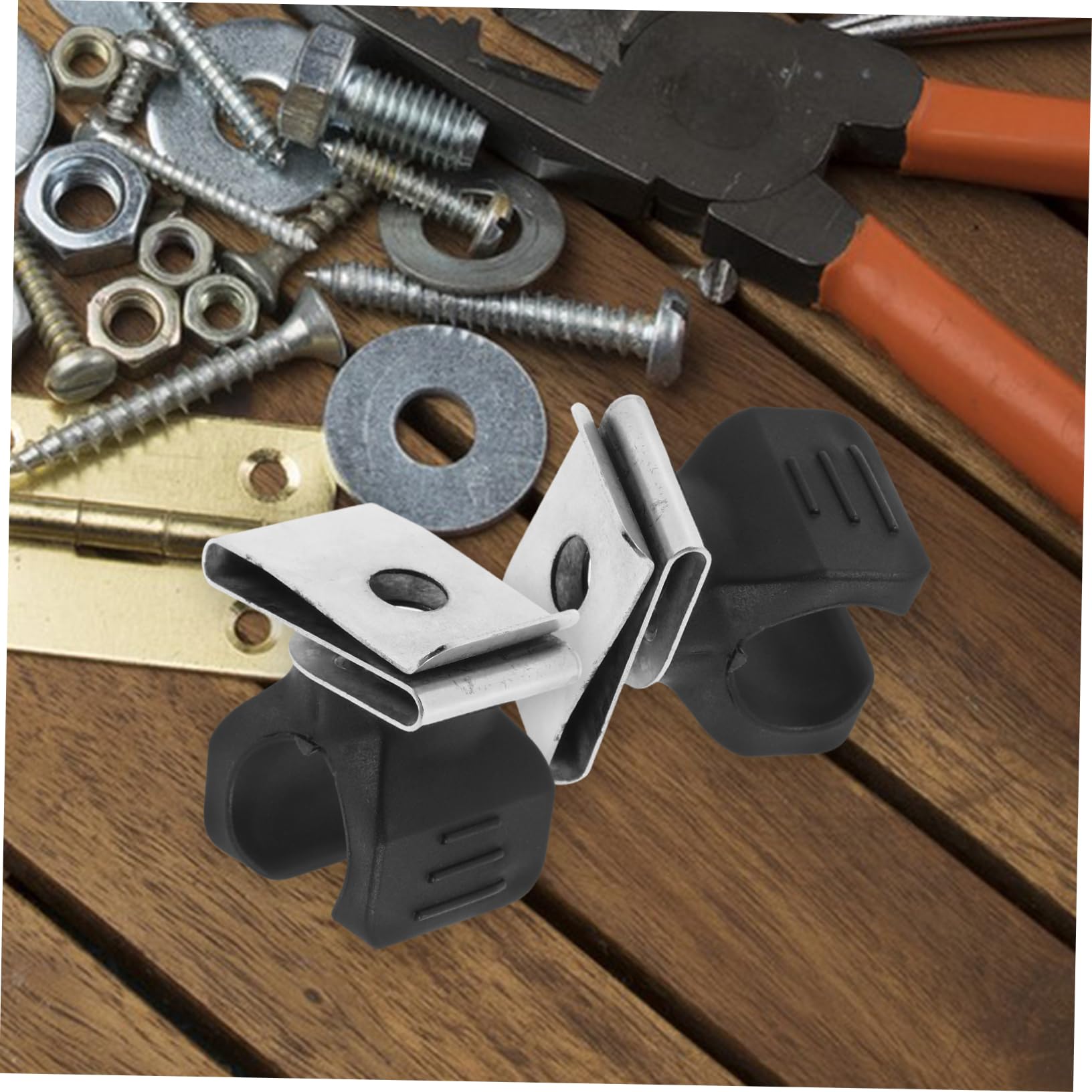 Supporto Clip Torcia Elettrica Casco Sicurezza 20-27 Mm, Accessorio Elmetti Fissaggio Sicuro