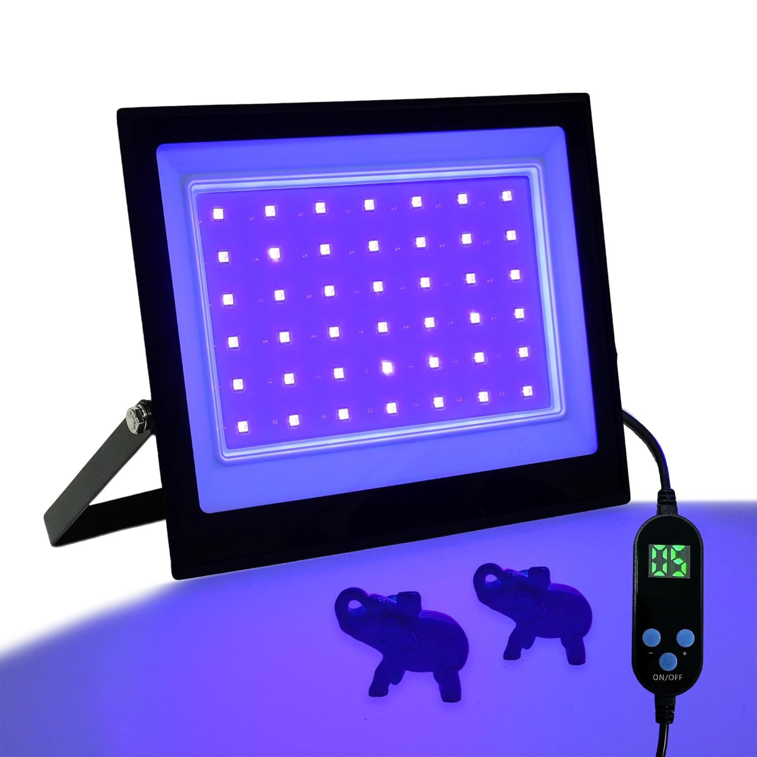 3D Printer UV Resin Curing Light with Timer, 42 LEDs Dual Band 365/395nm Fast UV Lamp for SLA DLP LCD 3D Printer,Solidify Photosensitive Resin DIY Curing Enclosure Crafts,Large