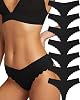 Levao 7 Pack Seamless Thongs for Women Ladies Knickers No VPL Thong Sexy Panties G-String Comfortable Womens Underwear Multipack Invisible Pants S-XL