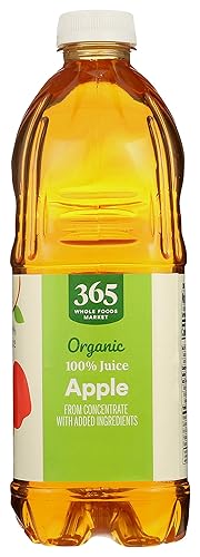 Miniatura 3 de 365 by Whole Foods Market, Jugo de manzana orgánico, 64 onzas líquidas (paquete de 2)