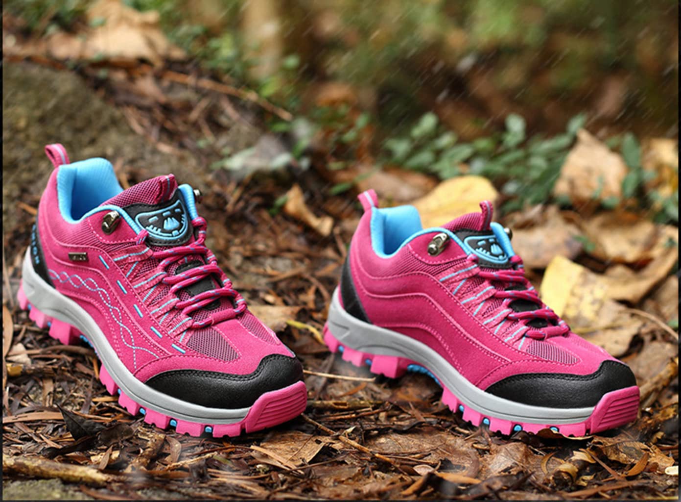 Zapatos De Senderismo para Mujer Antideslizantes Botines Transpirables Al Aire Libre Zapatillas De Trekking