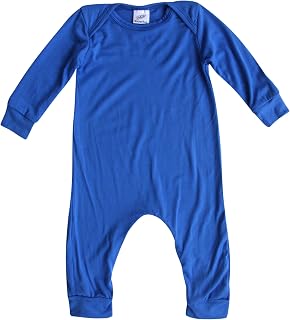 Plain Silky Long Sleeve Baby Romper